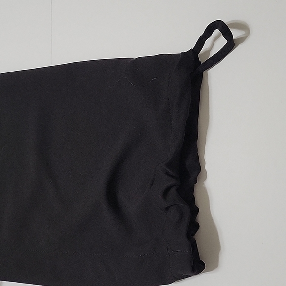 Athleta Midtown mid- rise trouser wide leg black athletic pants women's size 0 - Picture 13 of 15